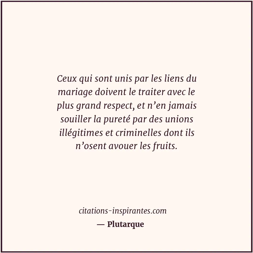 Citation de Plutarque