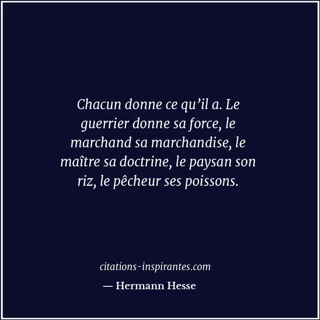 Citation de Hermann Hesse