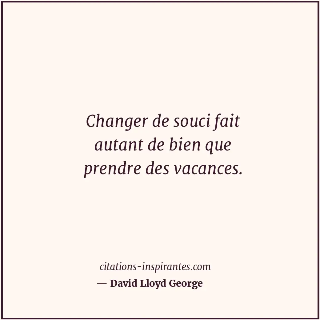 Citation de David Lloyd George