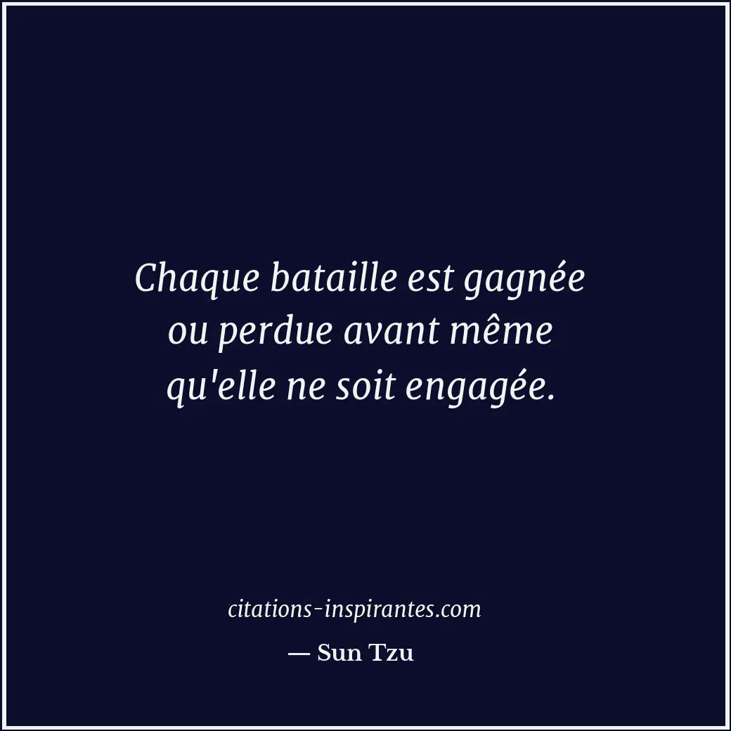 Citation de Sun Tzu