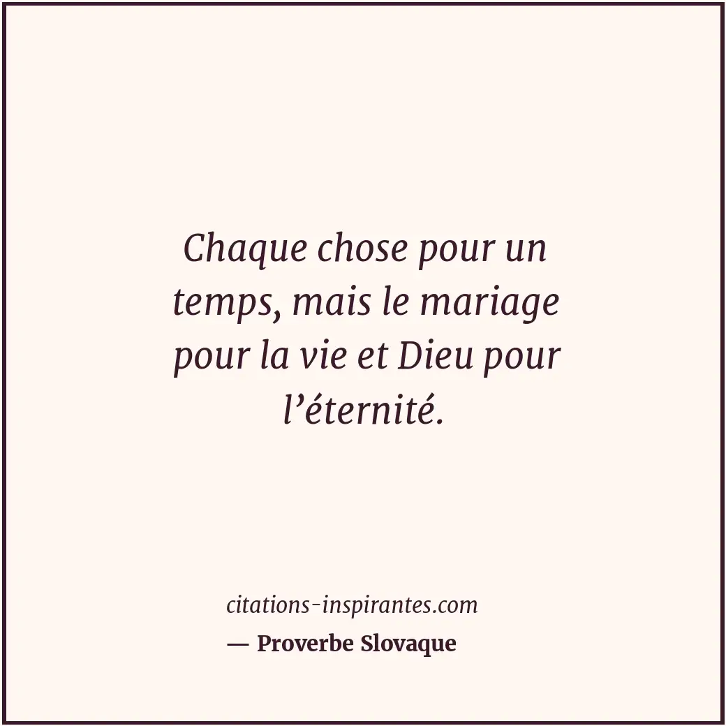 Citation de Proverbe Slovaque