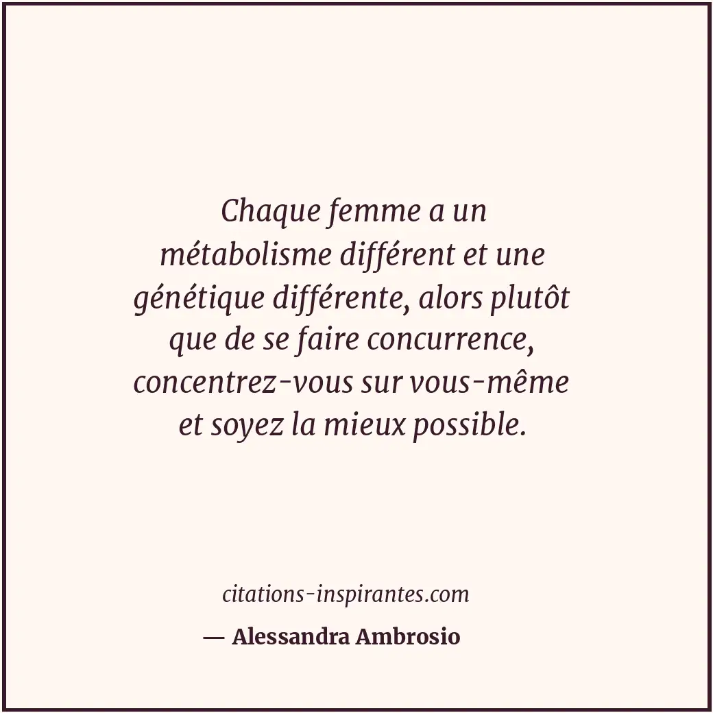 Citation de Alessandra Ambrosio