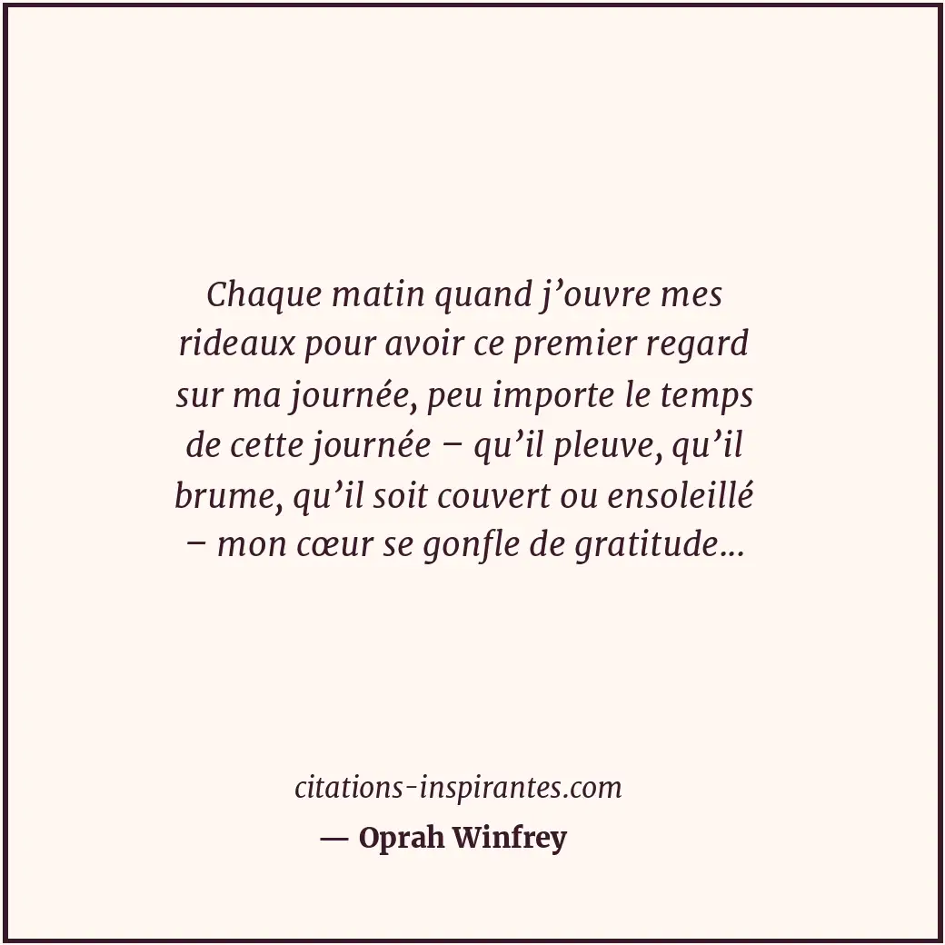 Citation de Oprah Winfrey