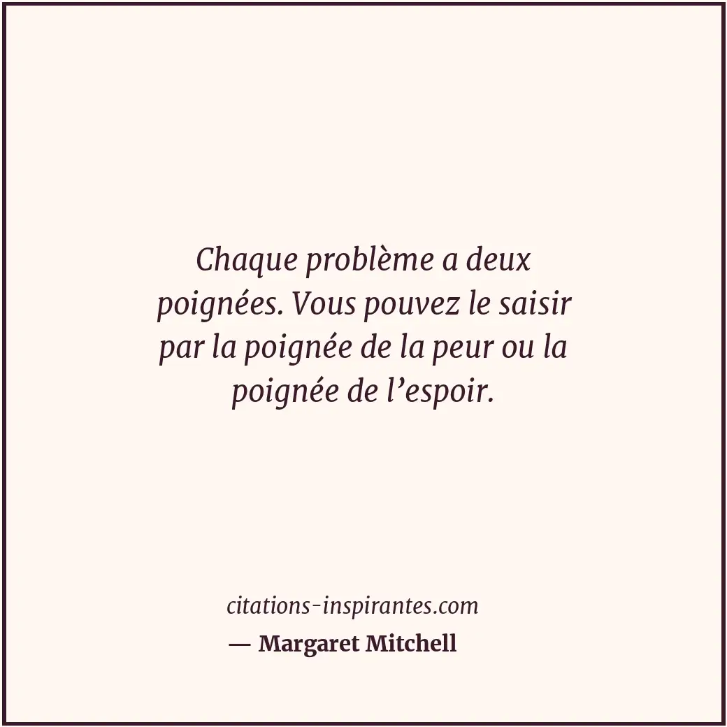 Citation de Margaret Mitchell