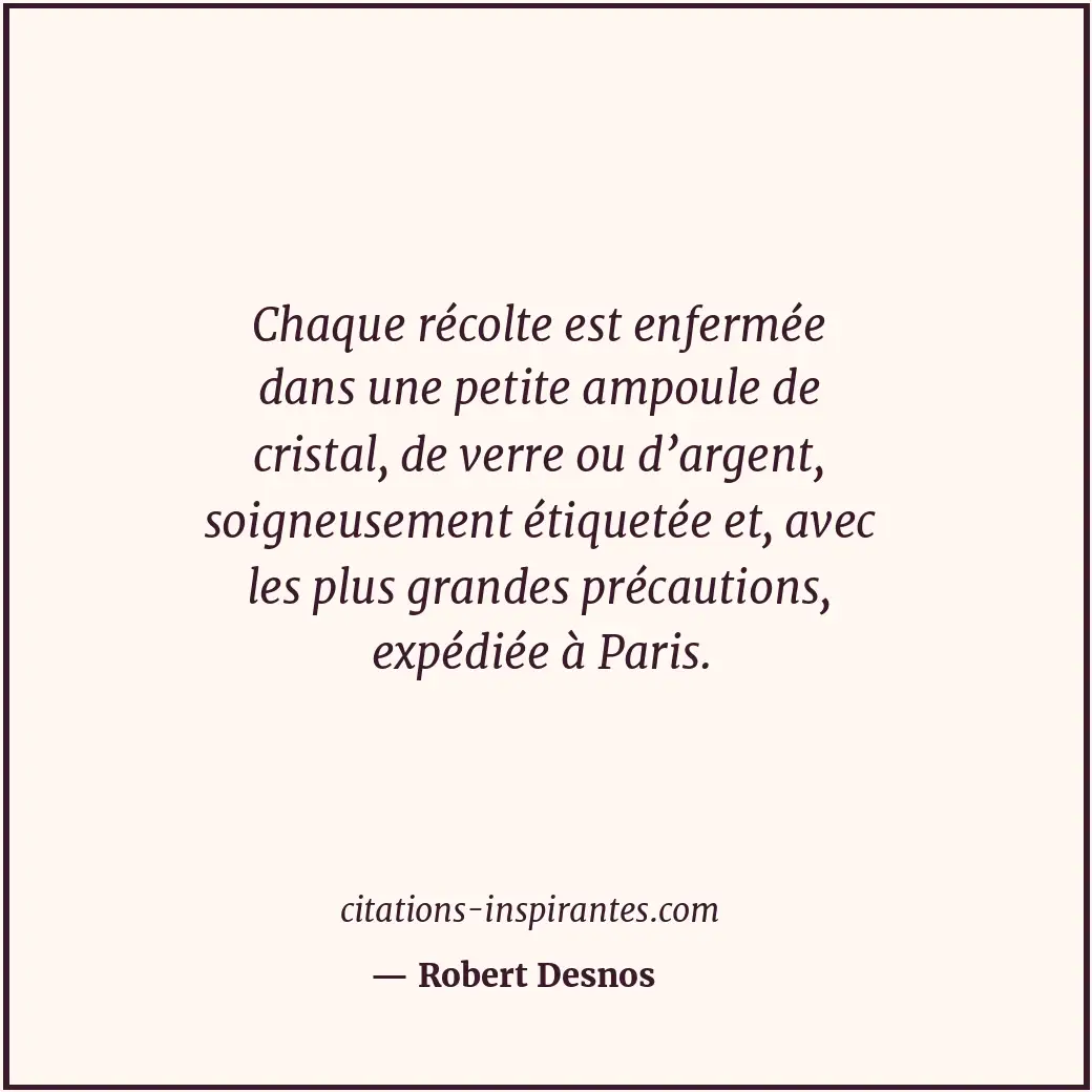 Citation de Robert Desnos