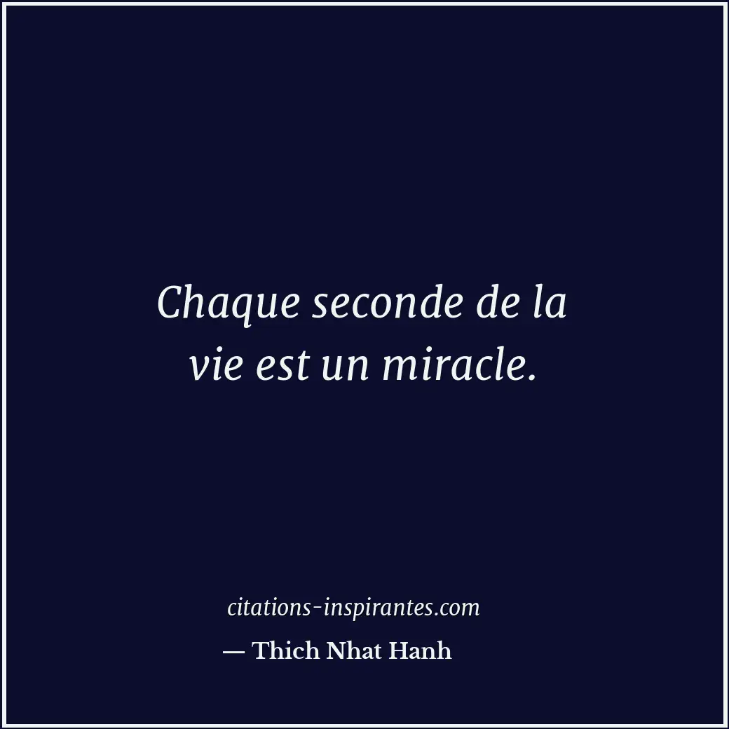 Citation de Thich Nhat Hanh