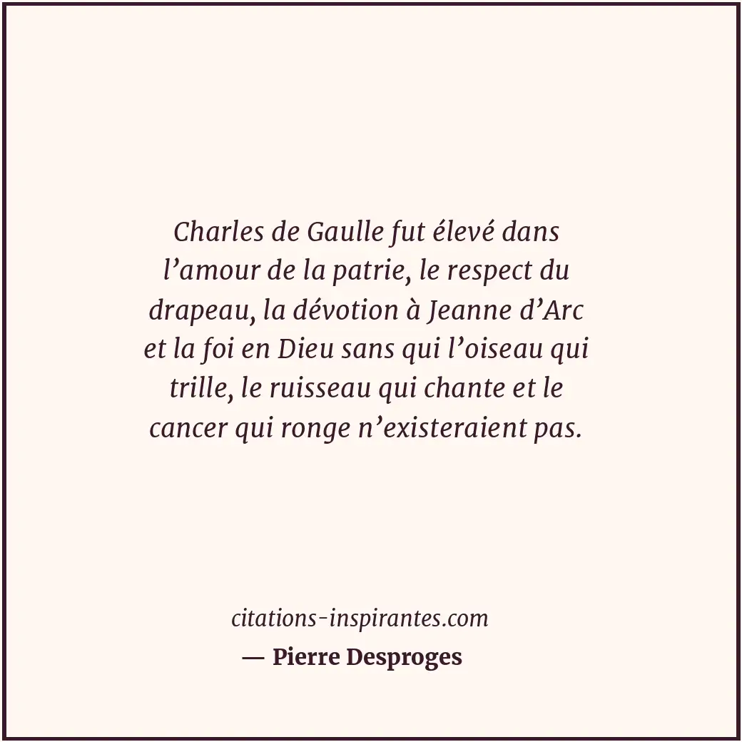 Citation de Pierre Desproges