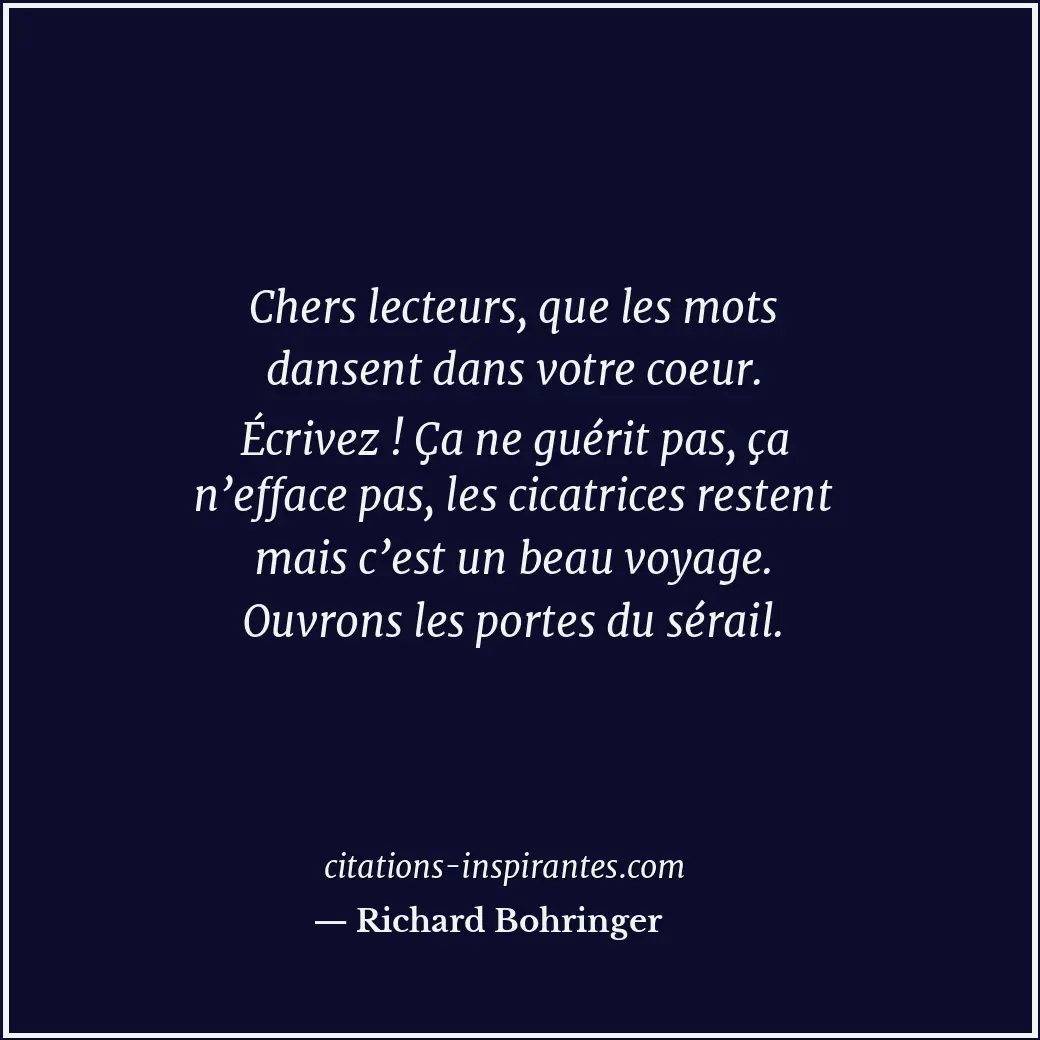 Citation de Richard Bohringer