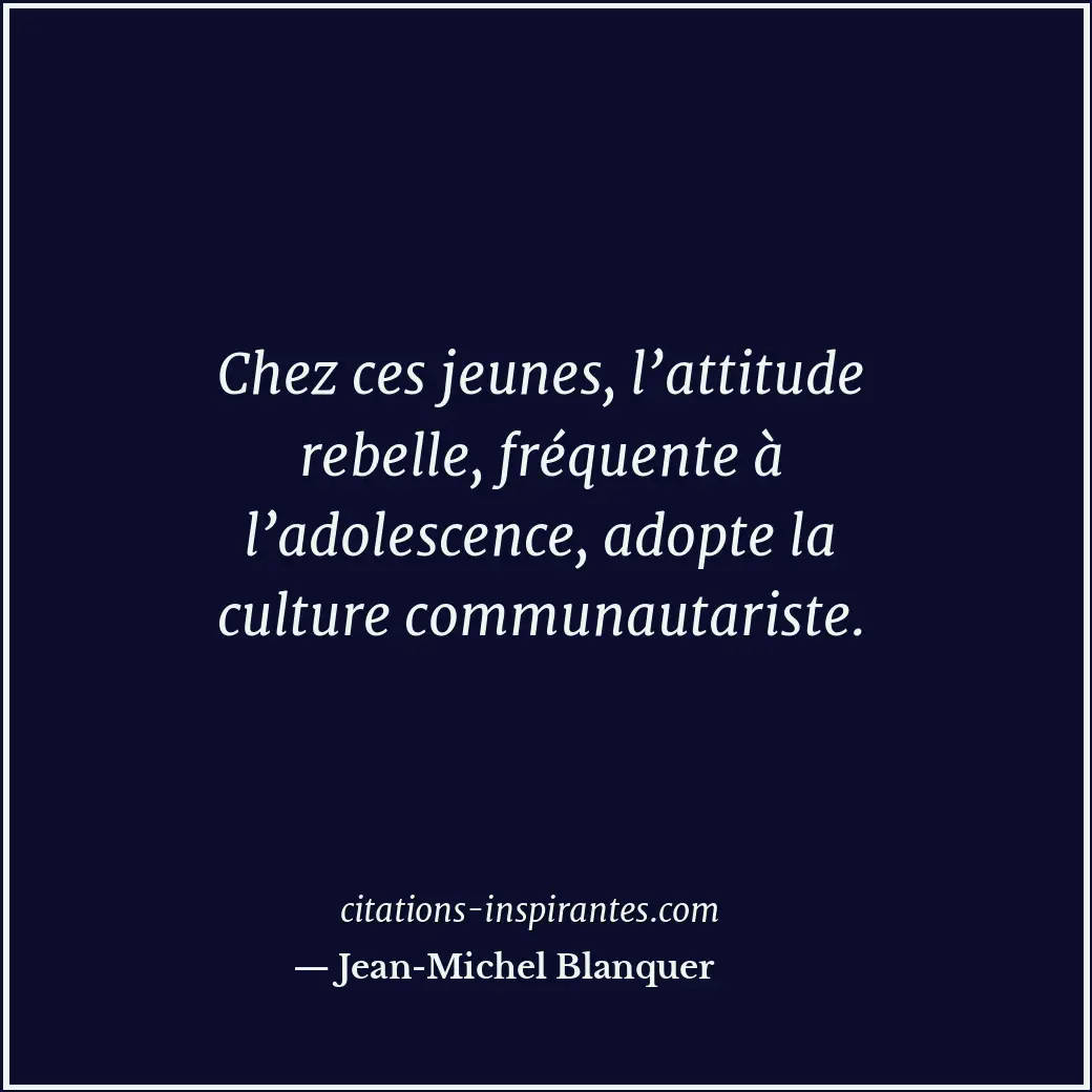 Citation de Jean-Michel Blanquer