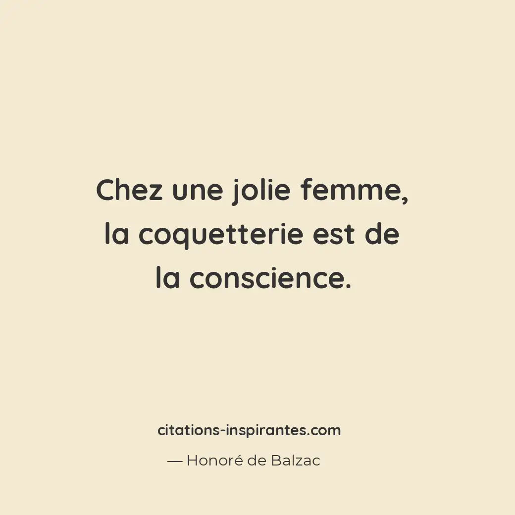 Citation de Honoré de Balzac