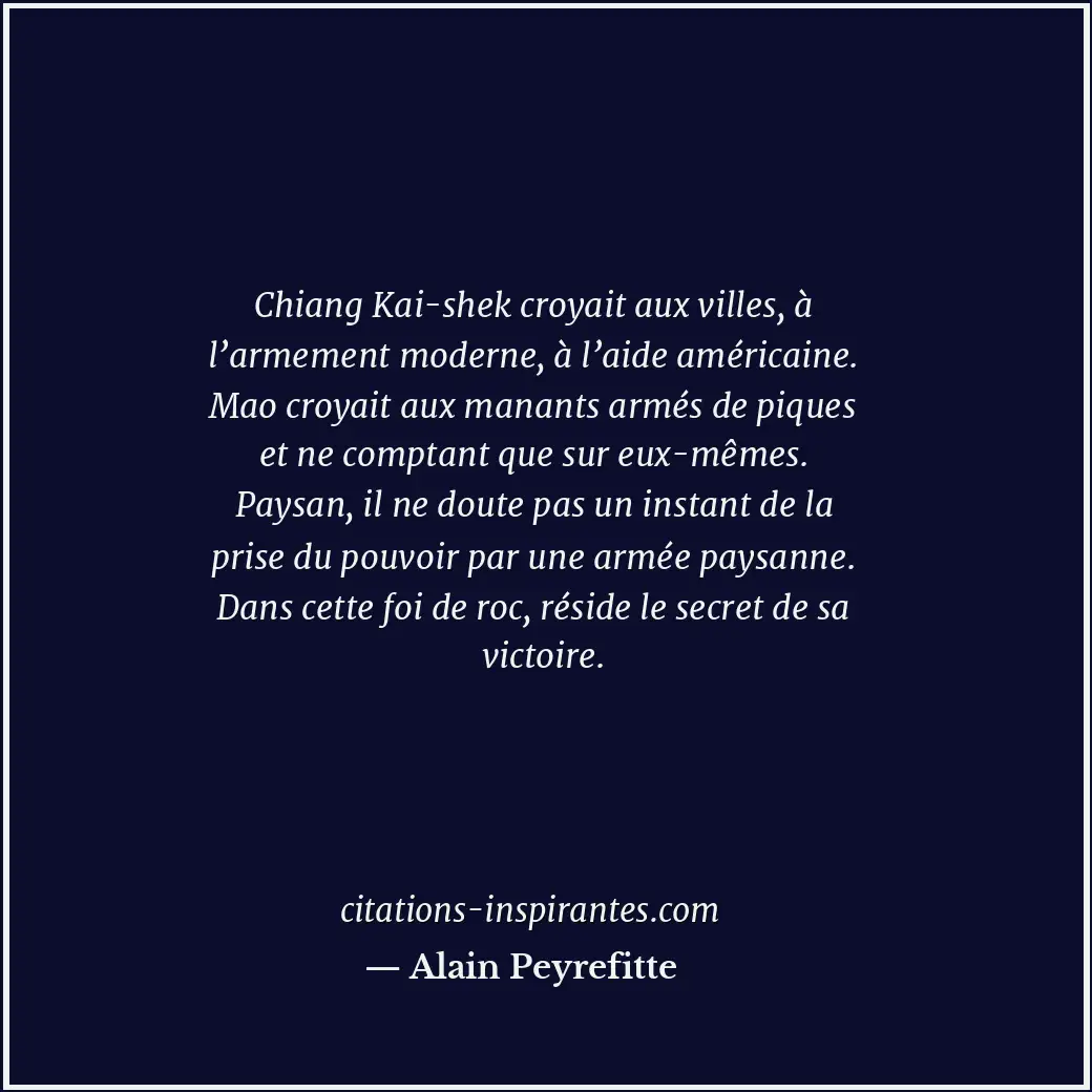 Citation de Alain Peyrefitte