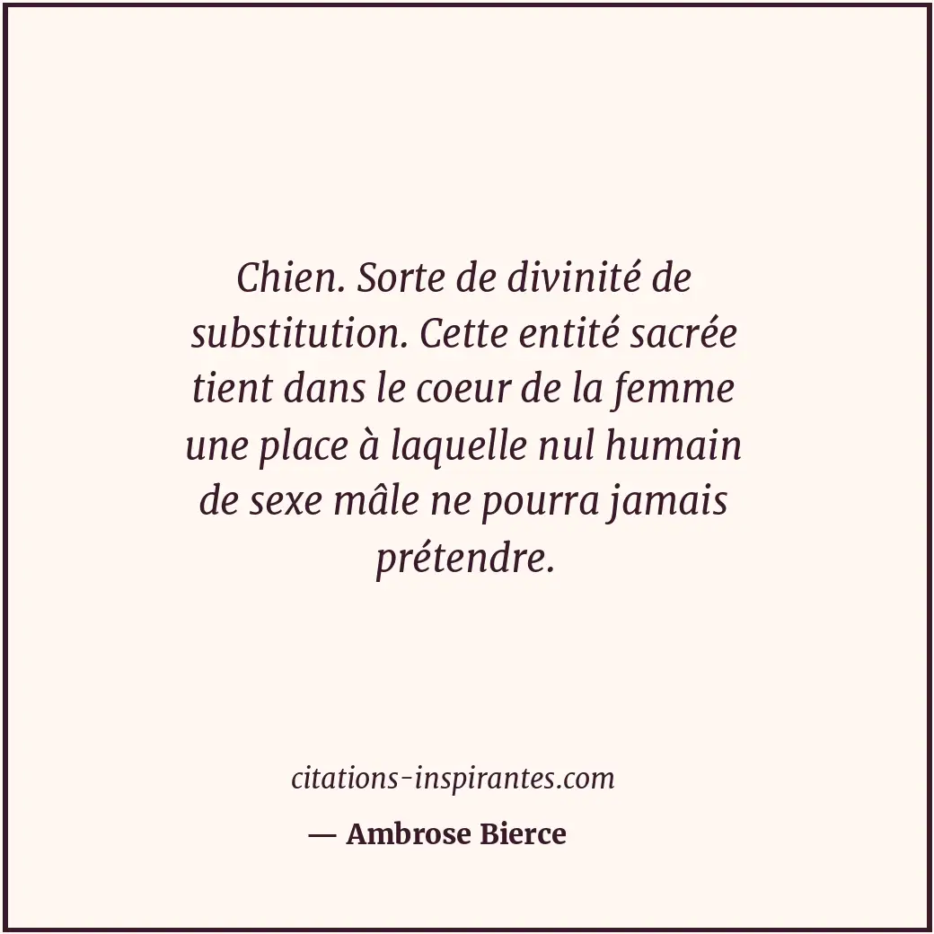 Citation de Ambrose Bierce