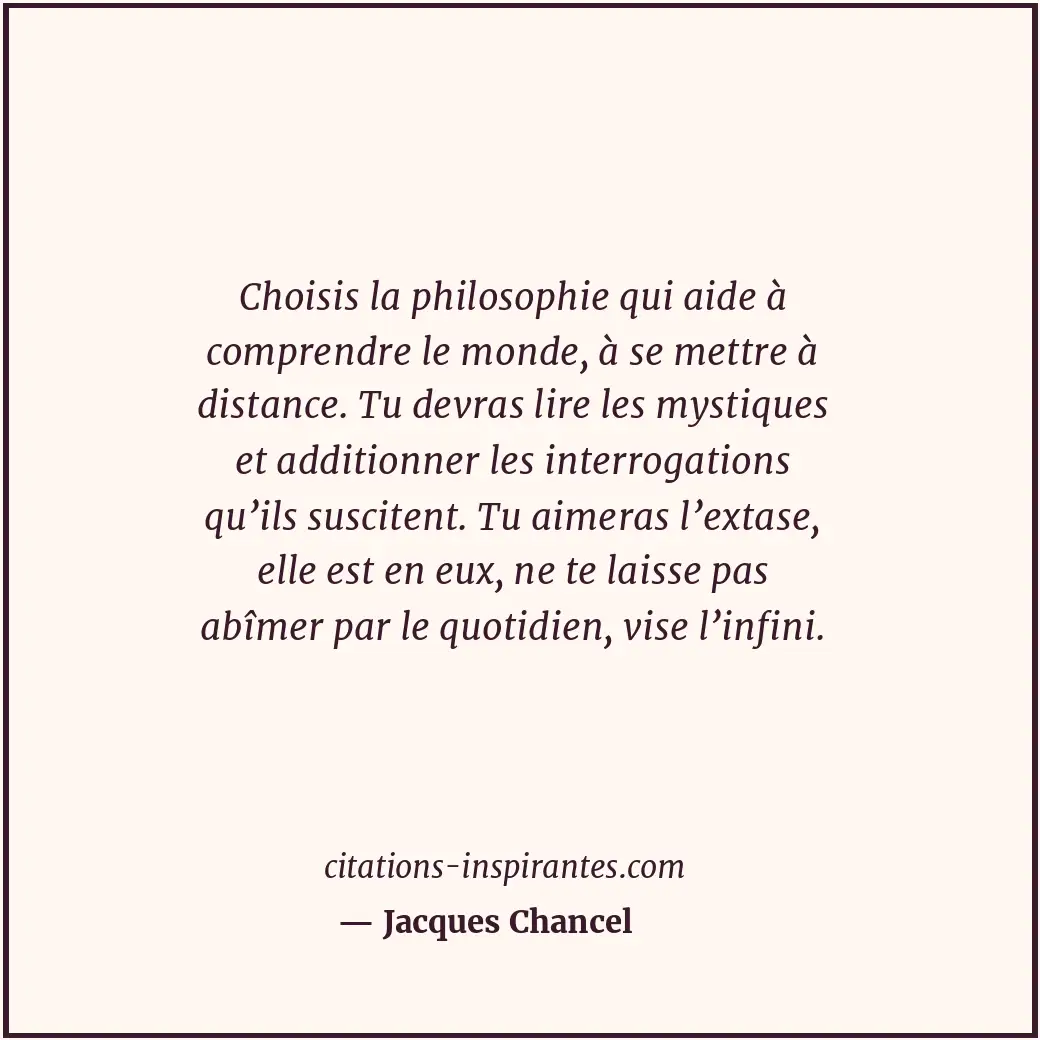 Citation de Jacques Chancel