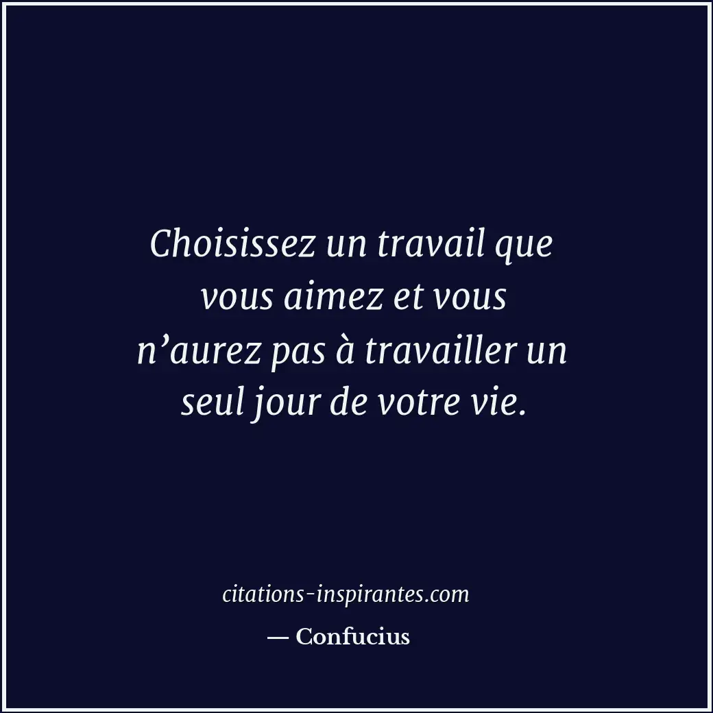 Citation de Confucius