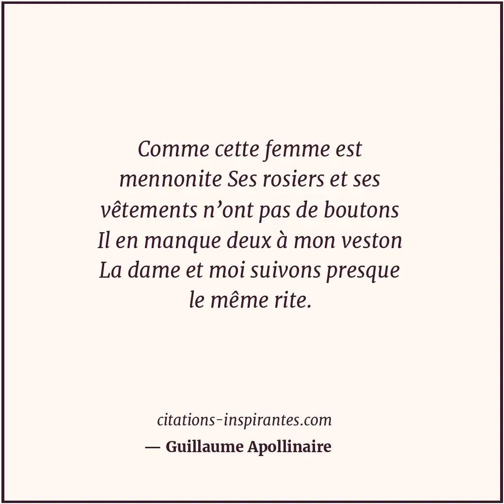 Citation de Guillaume Apollinaire