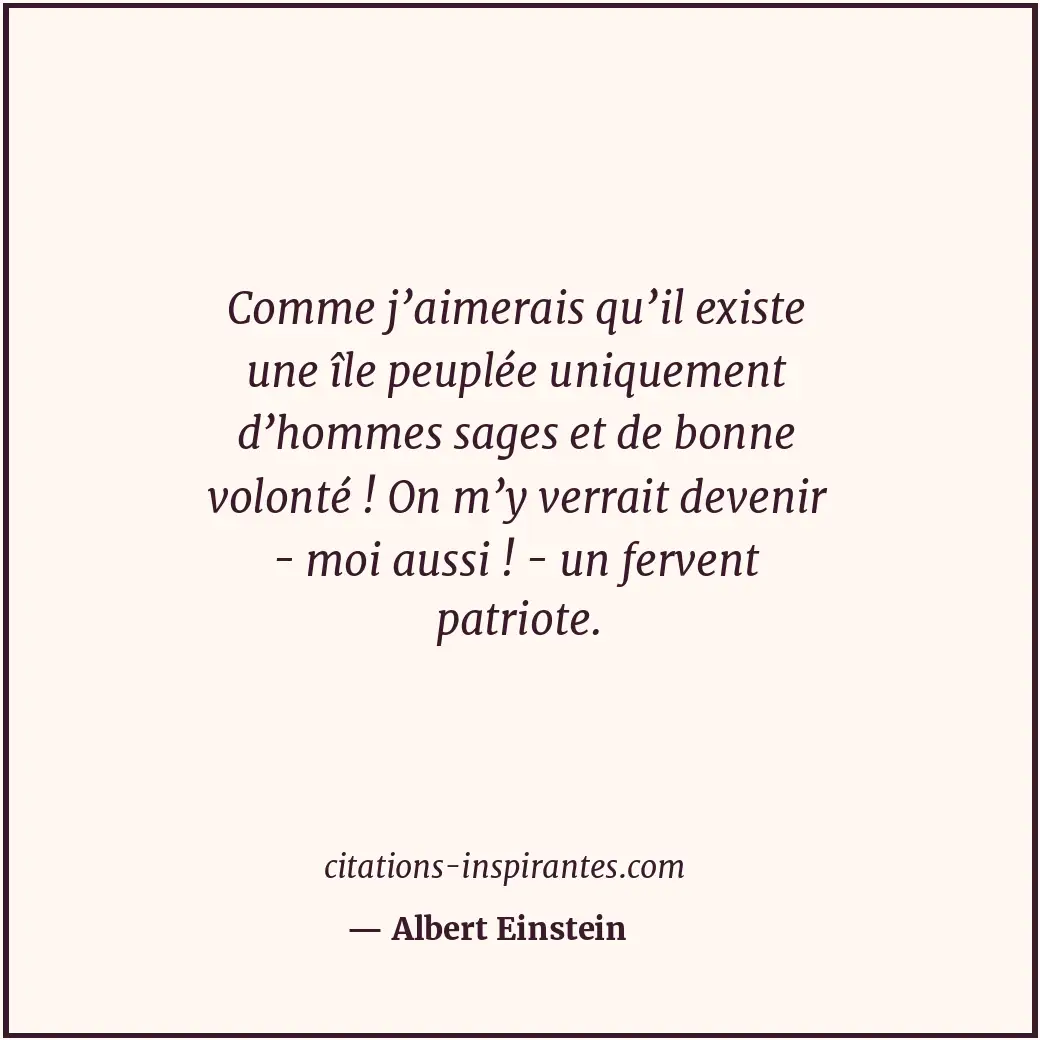 Citation de Albert Einstein