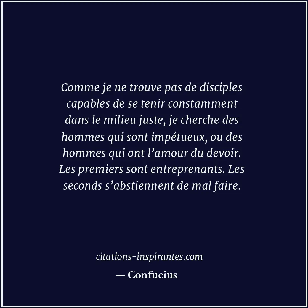 Citation de Confucius