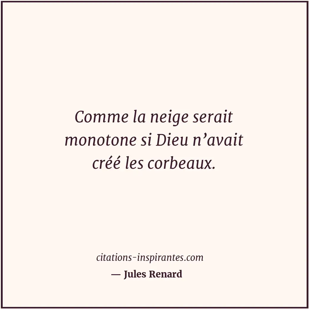 Citation de Jules Renard