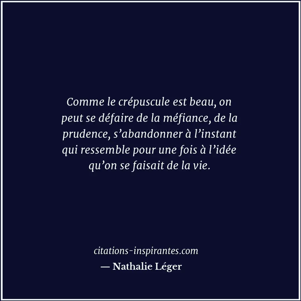 Citation de Nathalie Léger