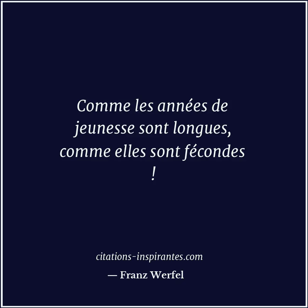 Citation de Franz Werfel