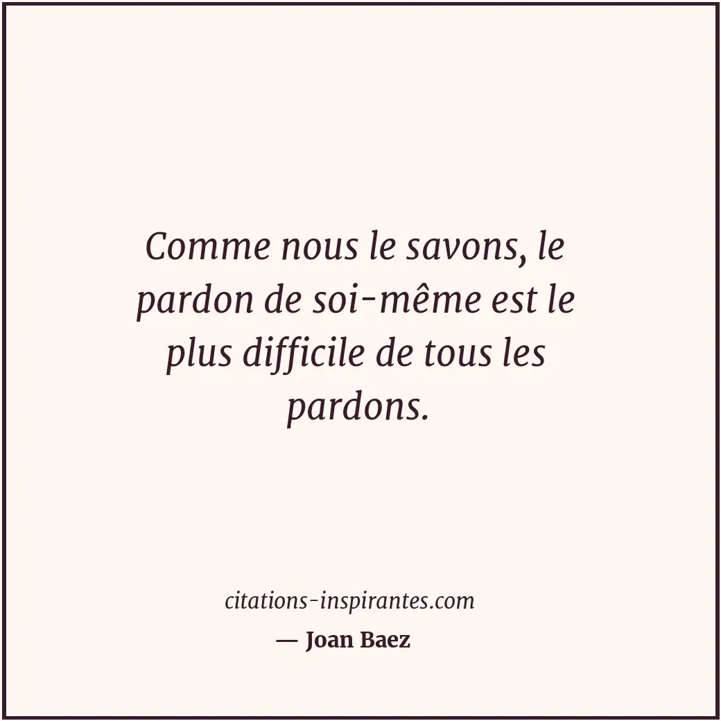 Citation de Joan Baez
