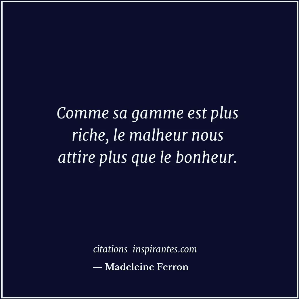 Citation de Madeleine Ferron