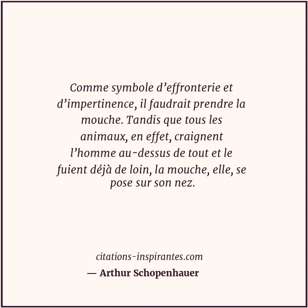 Citation de Arthur Schopenhauer