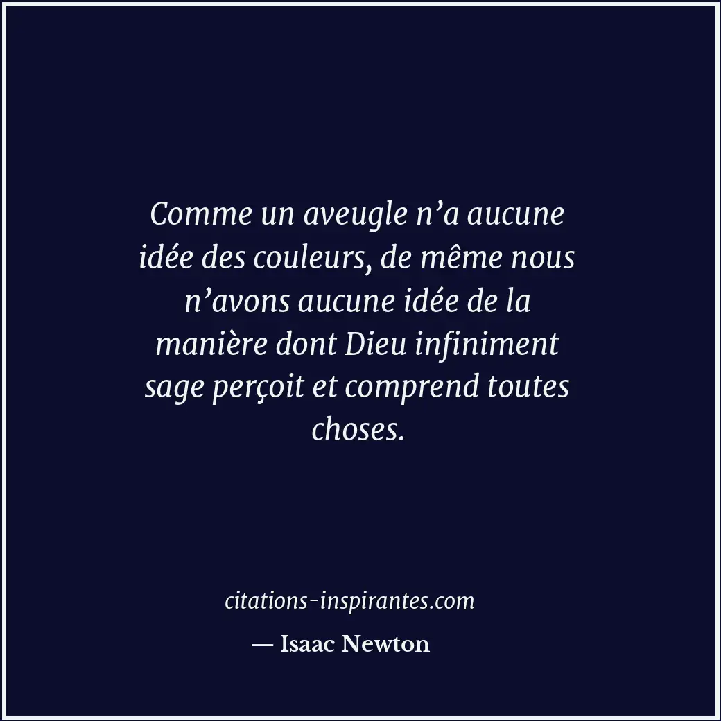 Citation de Isaac Newton