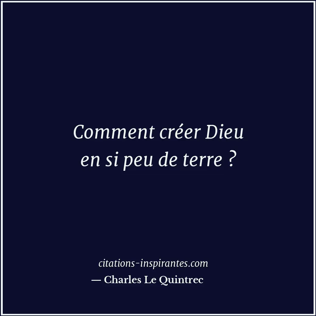 Citation de Charles Le Quintrec