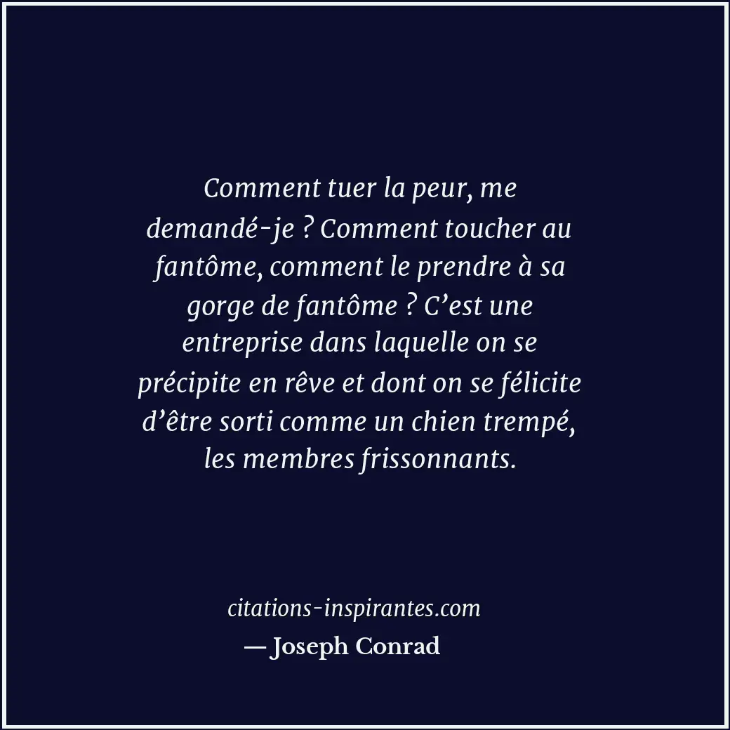 Citation de Joseph Conrad