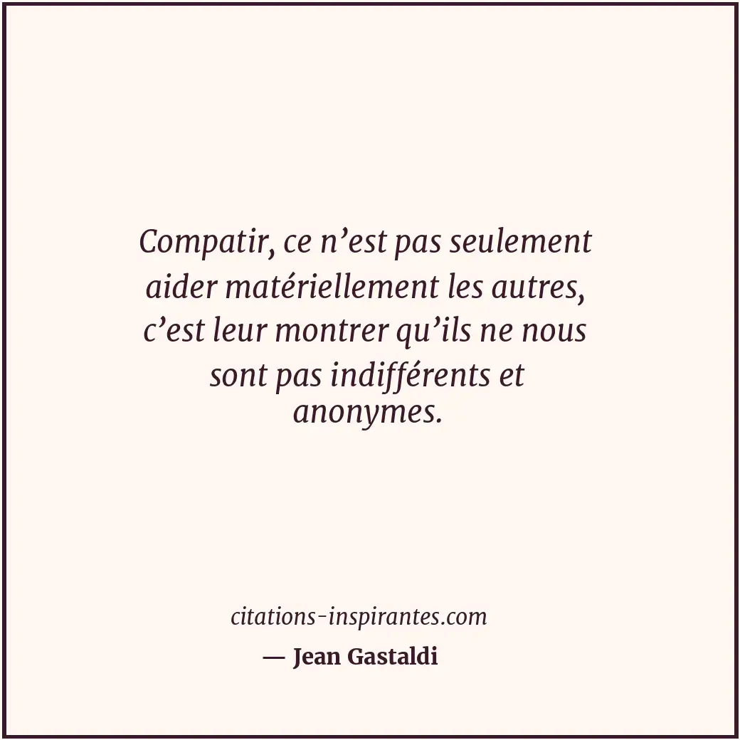 Citation de Jean Gastaldi