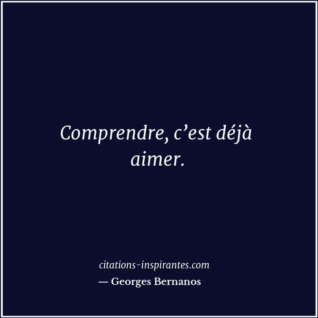 Citation de Georges Bernanos
