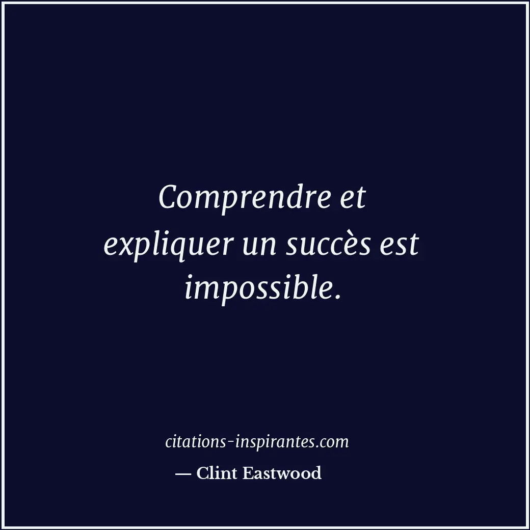 Citation de Clint Eastwood