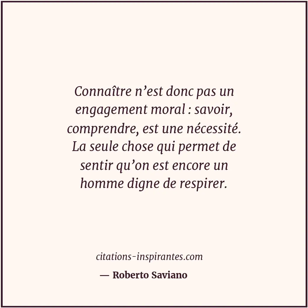 Citation de Roberto Saviano