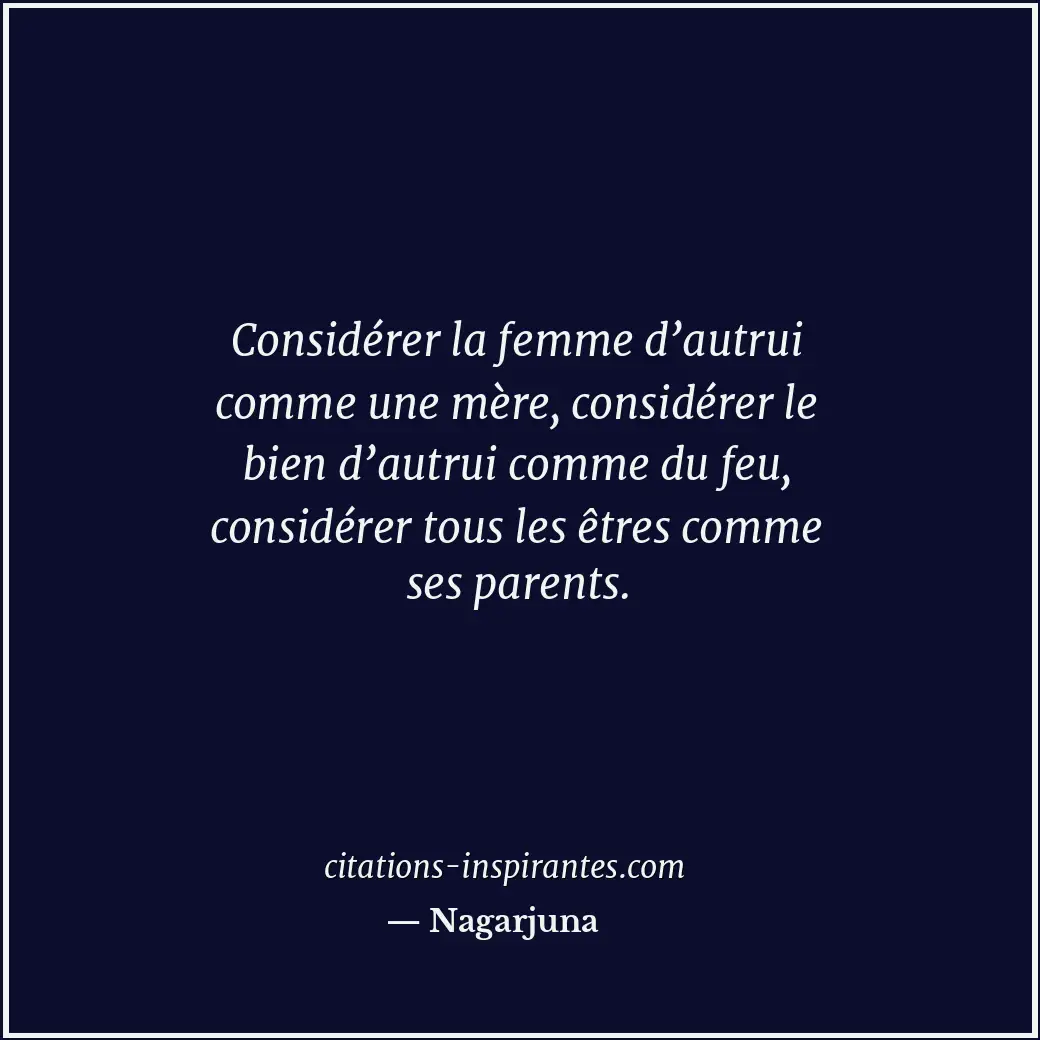 Citation de Nagarjuna