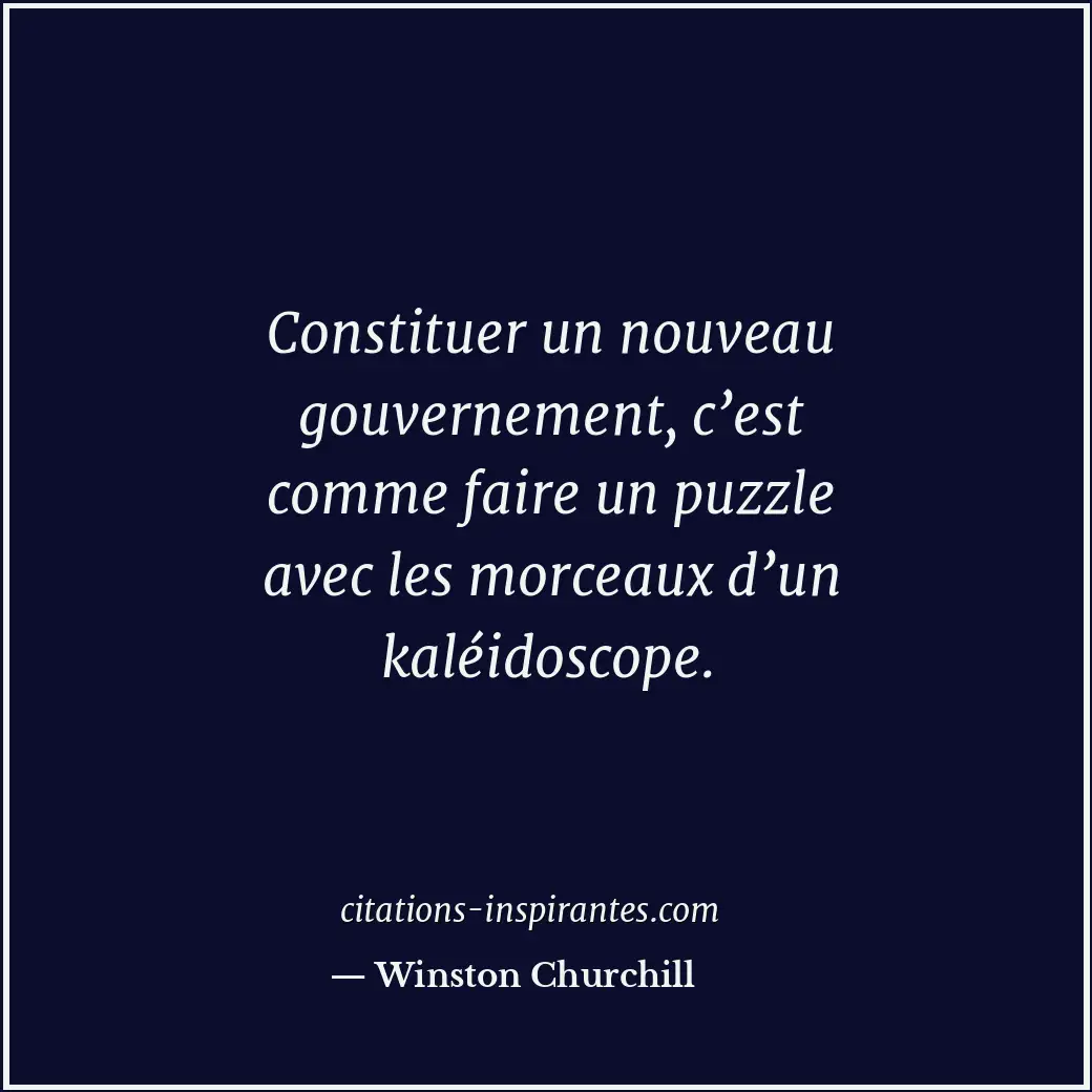 Citation de Winston Churchill