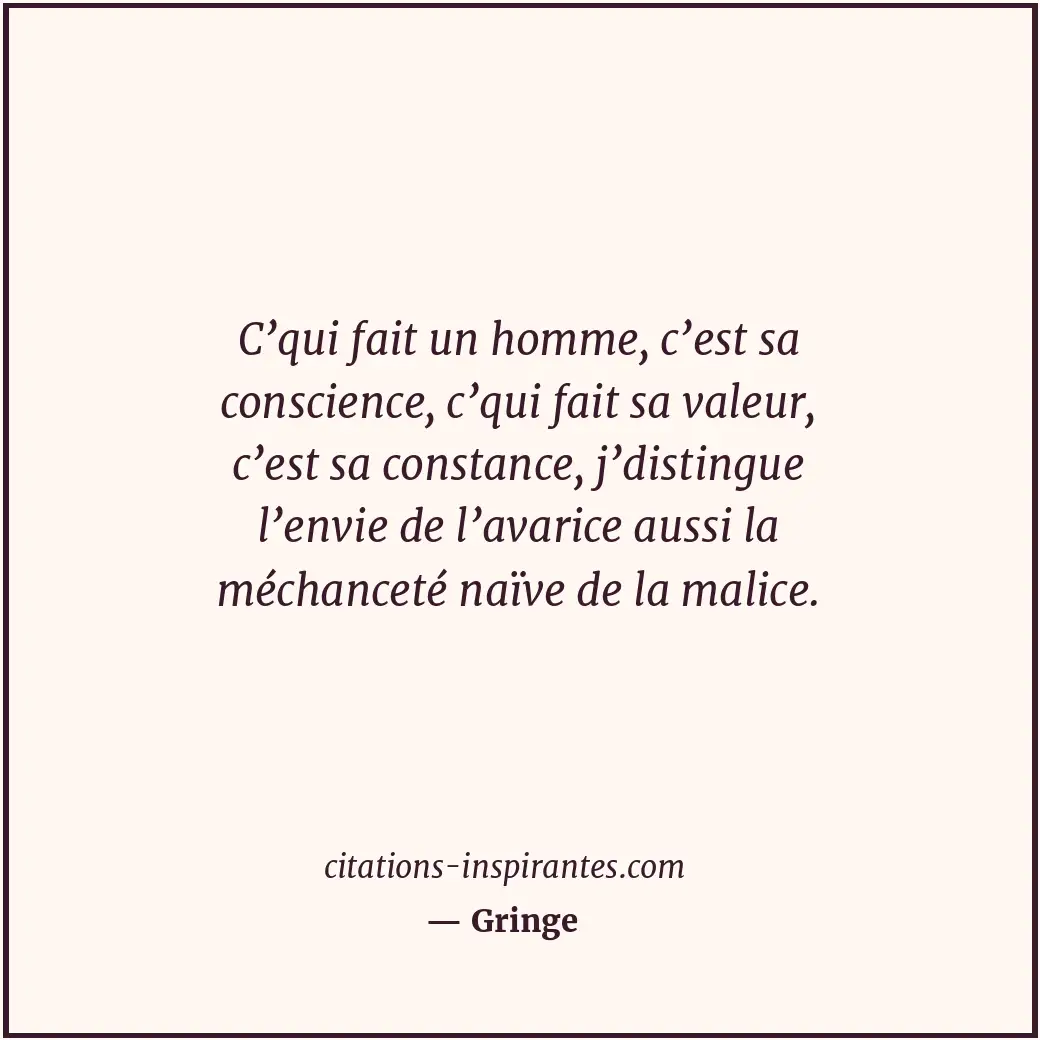 Citation de Gringe