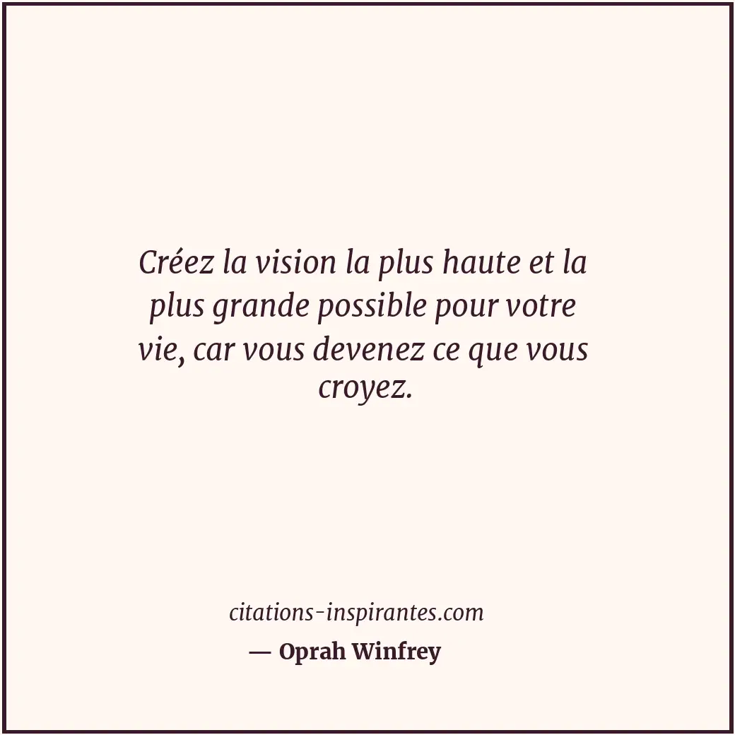 Citation de Oprah Winfrey