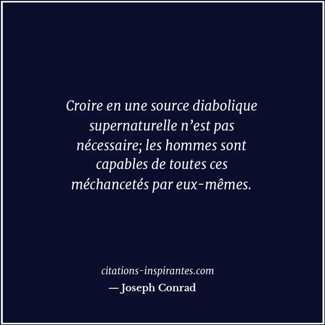 Citation de Joseph Conrad