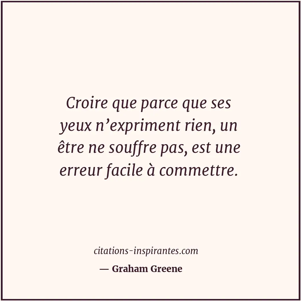 Citation de Graham Greene