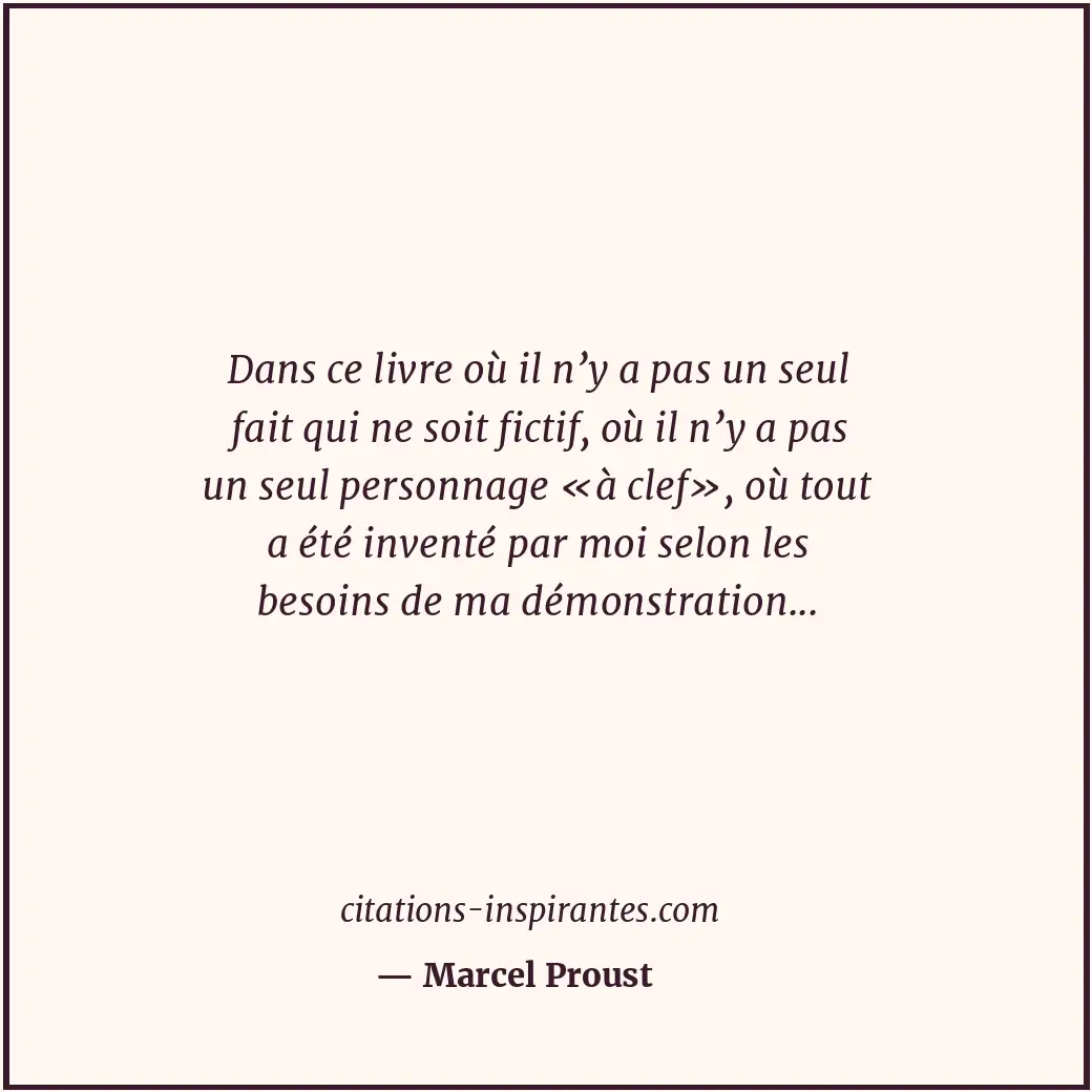 Citation de Marcel Proust
