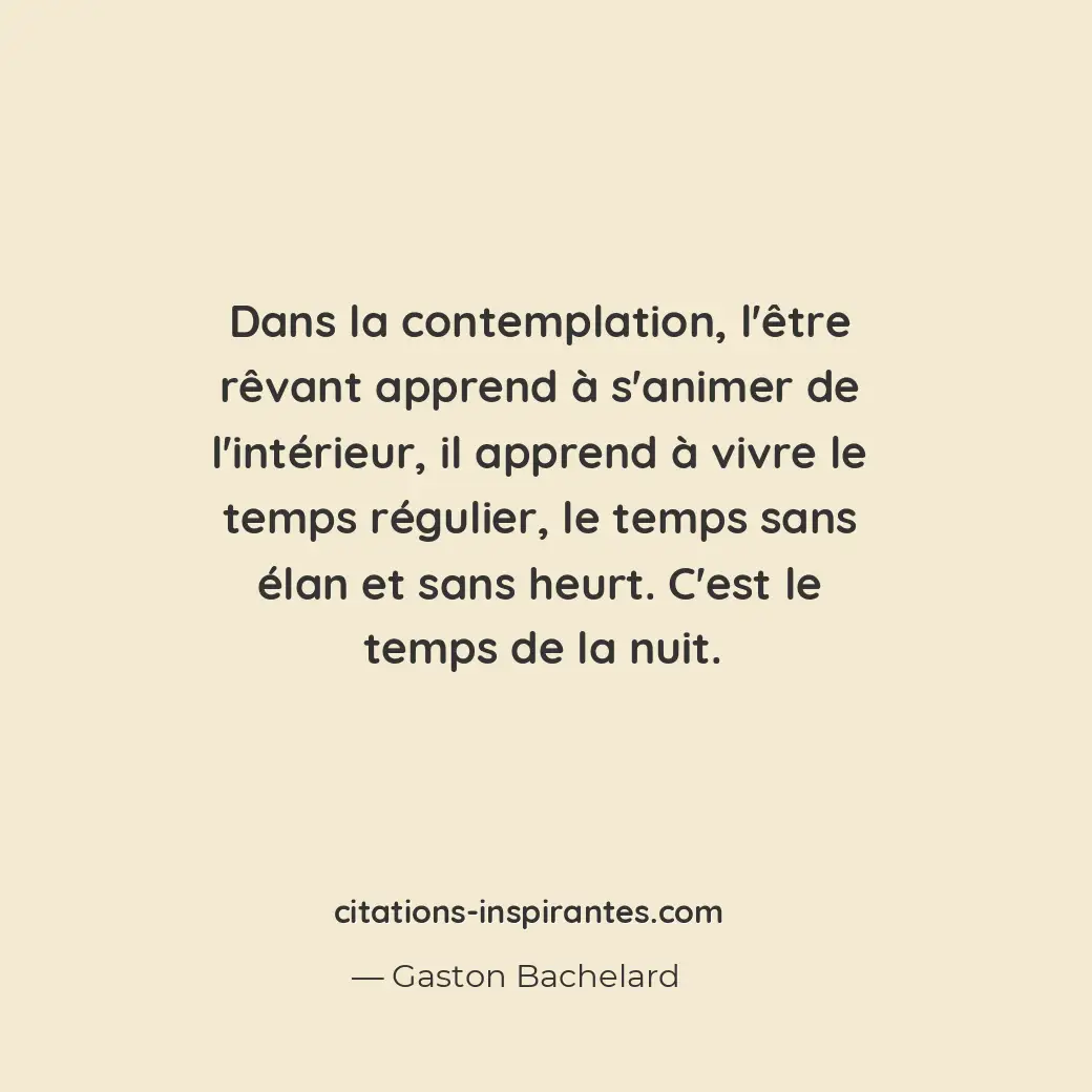 Citation de Gaston Bachelard