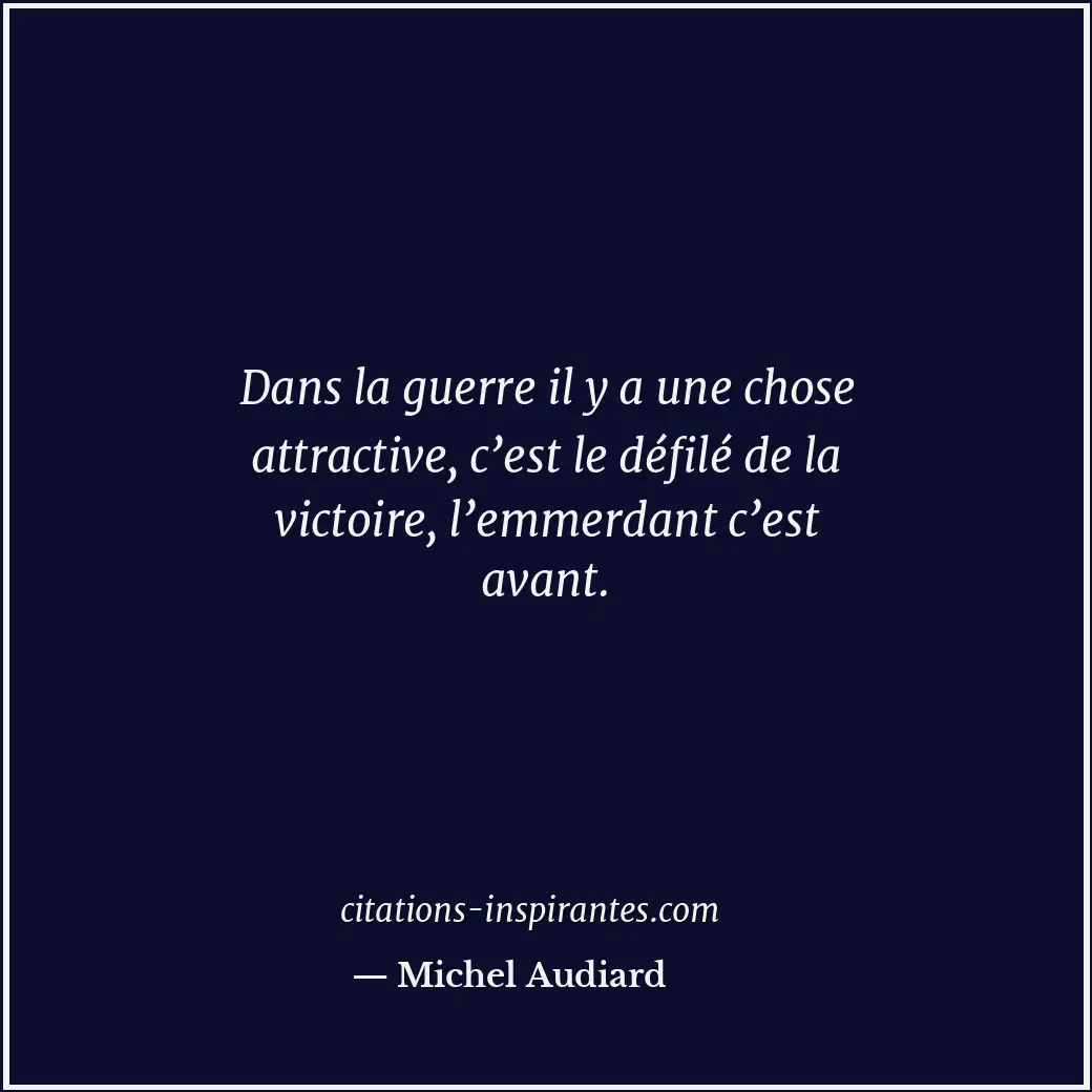 Citation de Michel Audiard