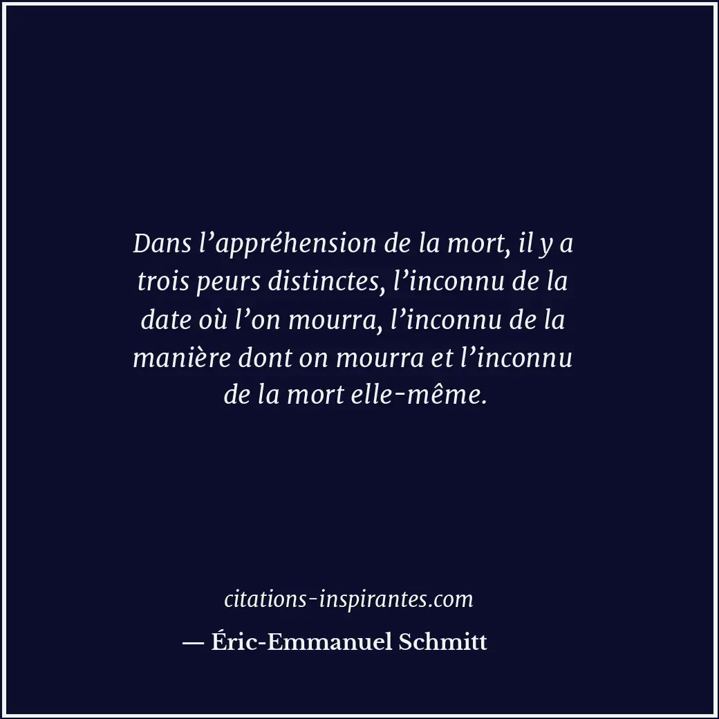 Citation de Éric-Emmanuel Schmitt