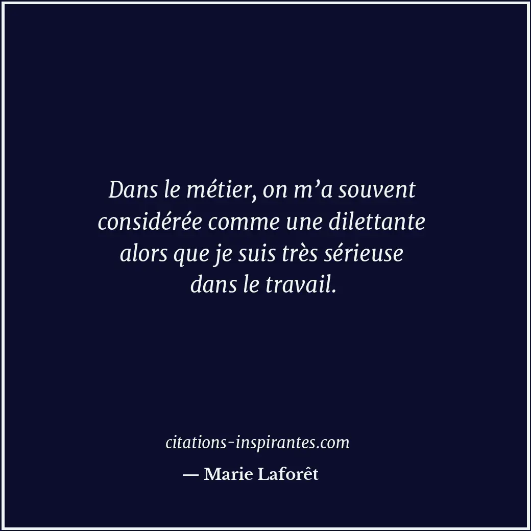 Citation de Marie Laforêt