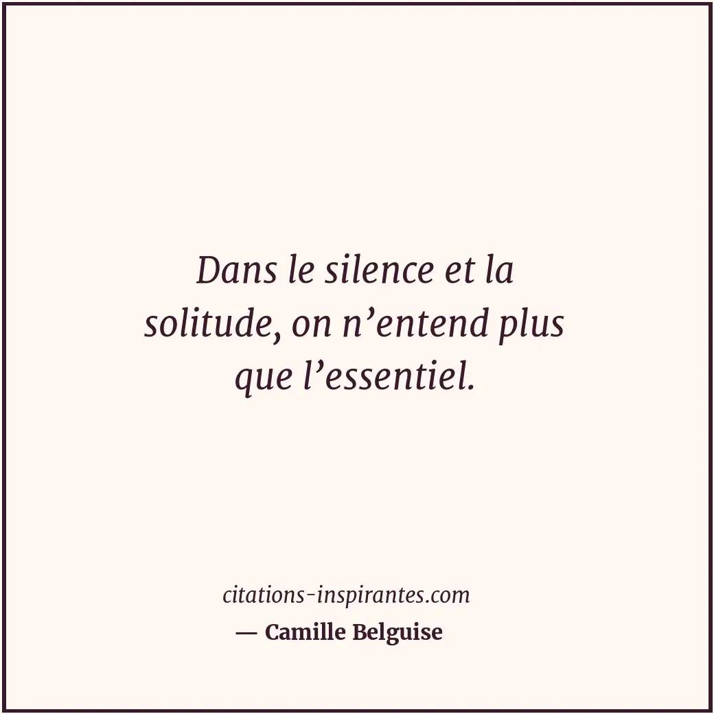 Citation de Camille Belguise