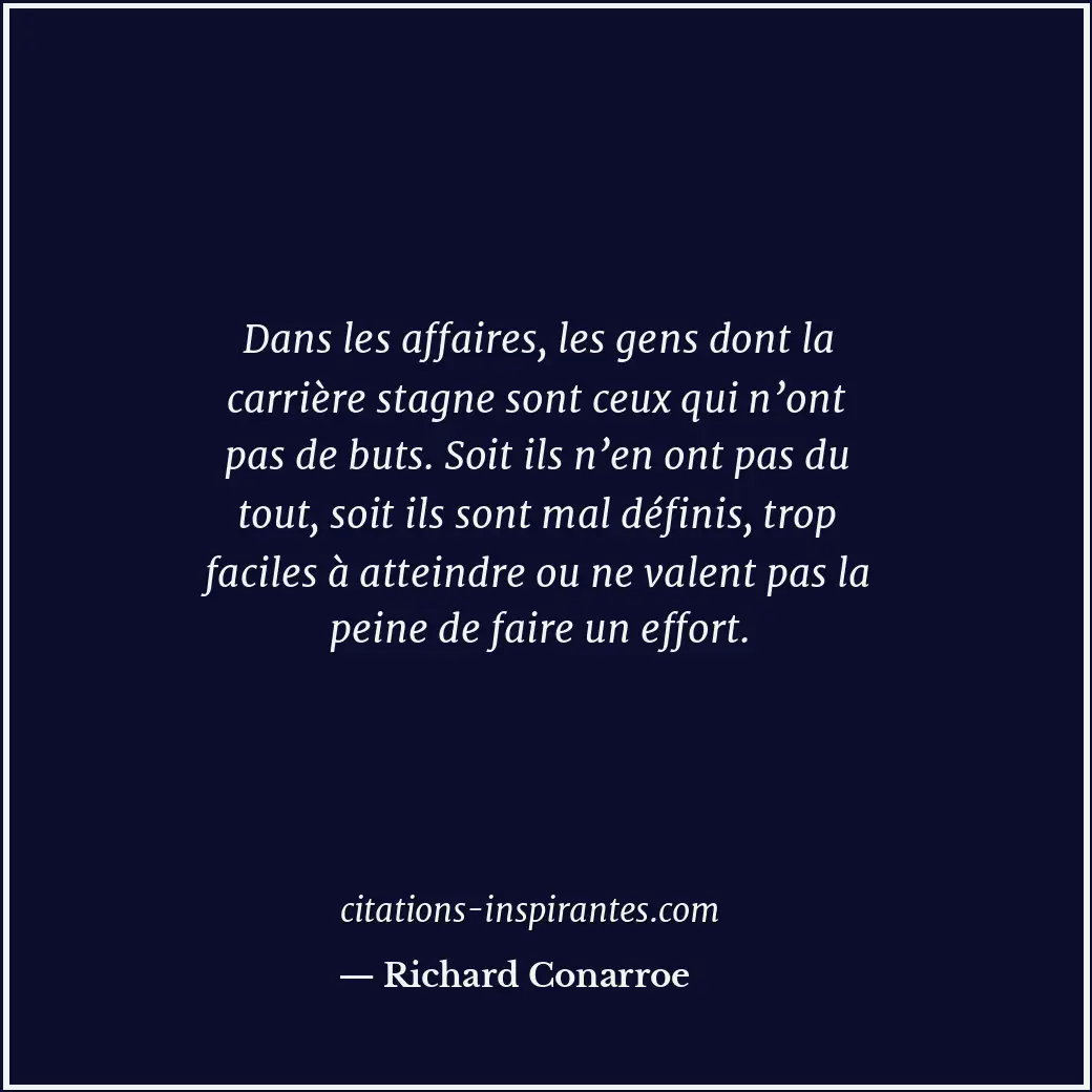 Citation de Richard Conarroe