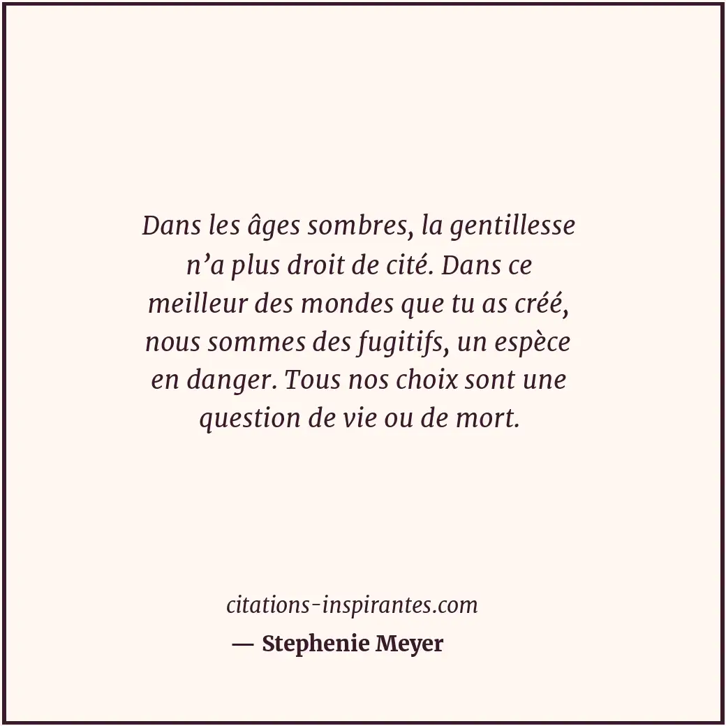 Citation de Stephenie Meyer