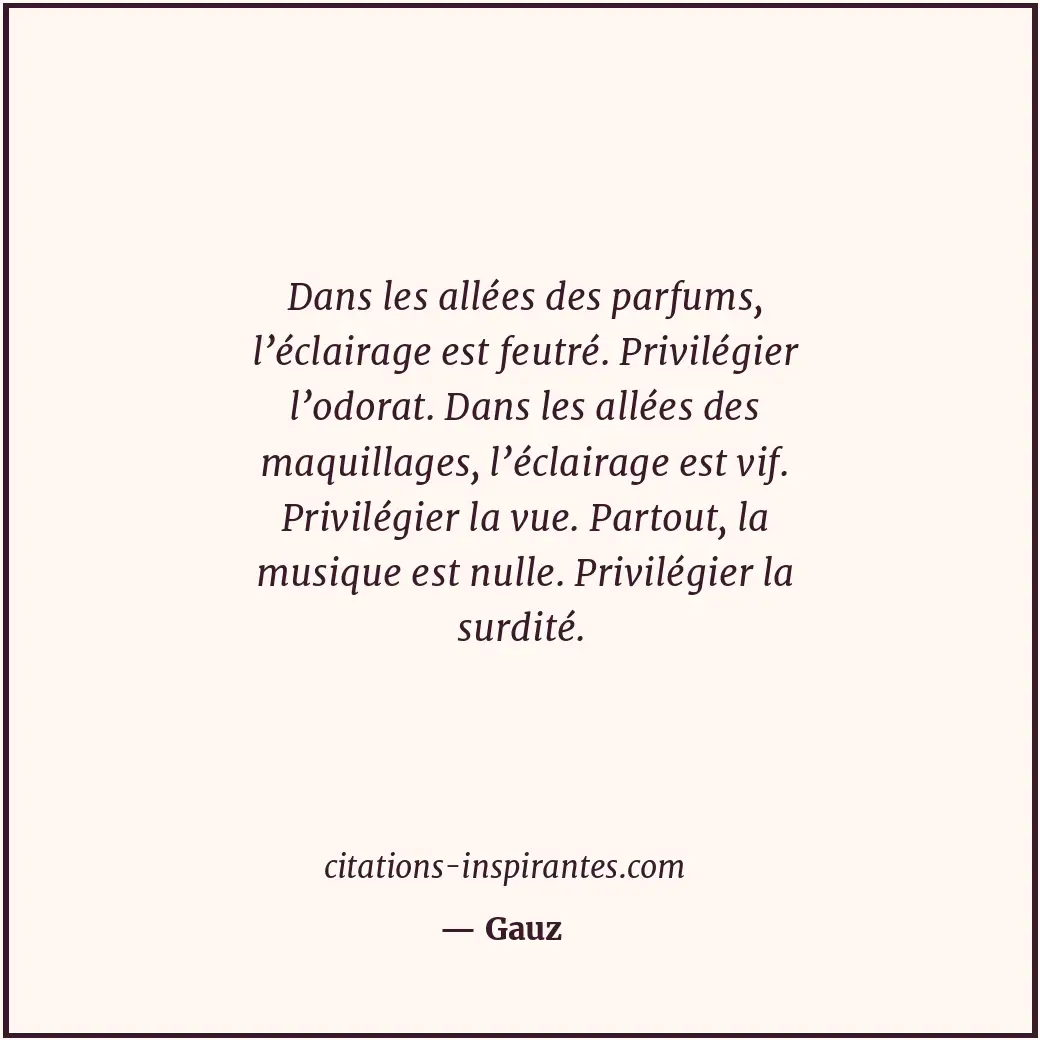 Citation de Gauz