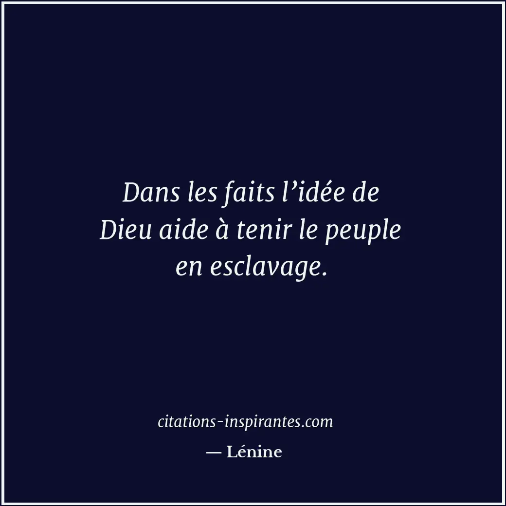 Citation de Lénine